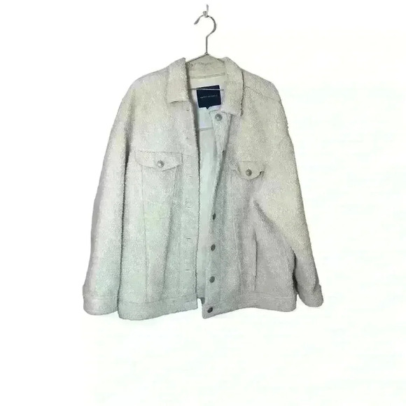 American Eagle mens faux fur mens jacket size xl in excellent condition - Picture 8 of 8